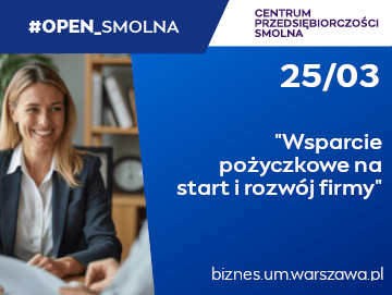 Szkolenie dla przedsiębiorców w Centrum Przedsiębiorczości Smolna - 25 marca