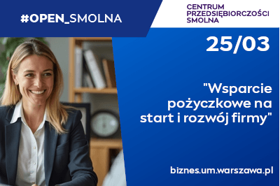 Szkolenie dla przedsiębiorców w Centrum Przedsiębiorczości Smolna – 25 marca